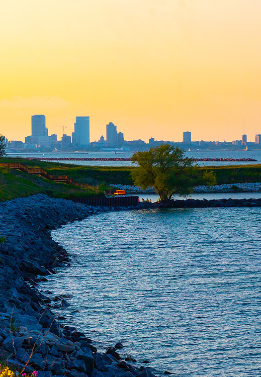 Sunset Milwaukee Wisconsin Wall Art and Designs